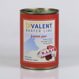 biVALENT Barfer Line Lamm pur 400g